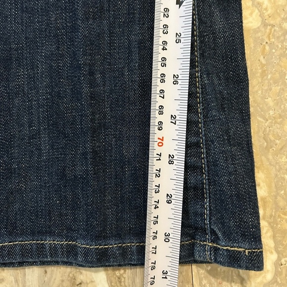 Ladies Gap Jeans Curvy Flare Dark Ink Wash. - Picture 8 of 11